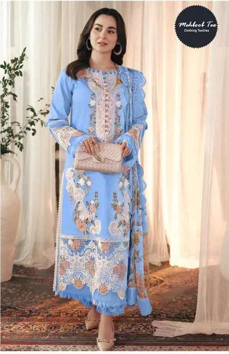 Mehboob Tex 1587 E And F Cotton Dupatta Pakistani Salwar Suits Wholesale Market In Surat With Price